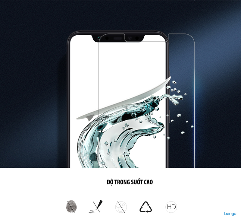 Kính cường lực Xiaomi Mi 8 Nillkin Amazing H + PRO Kính cường lực Xiaomi Mi 8 Nillkin Amazing H + PRO