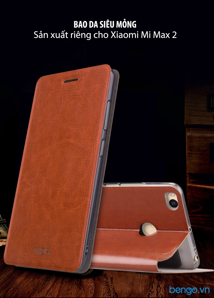 Bao da Xiaomi Mi Max 2 MOFI lõi thép siêu mỏng Bao da Xiaomi Mi Max 2 MOFI lõi thép siêu mỏng