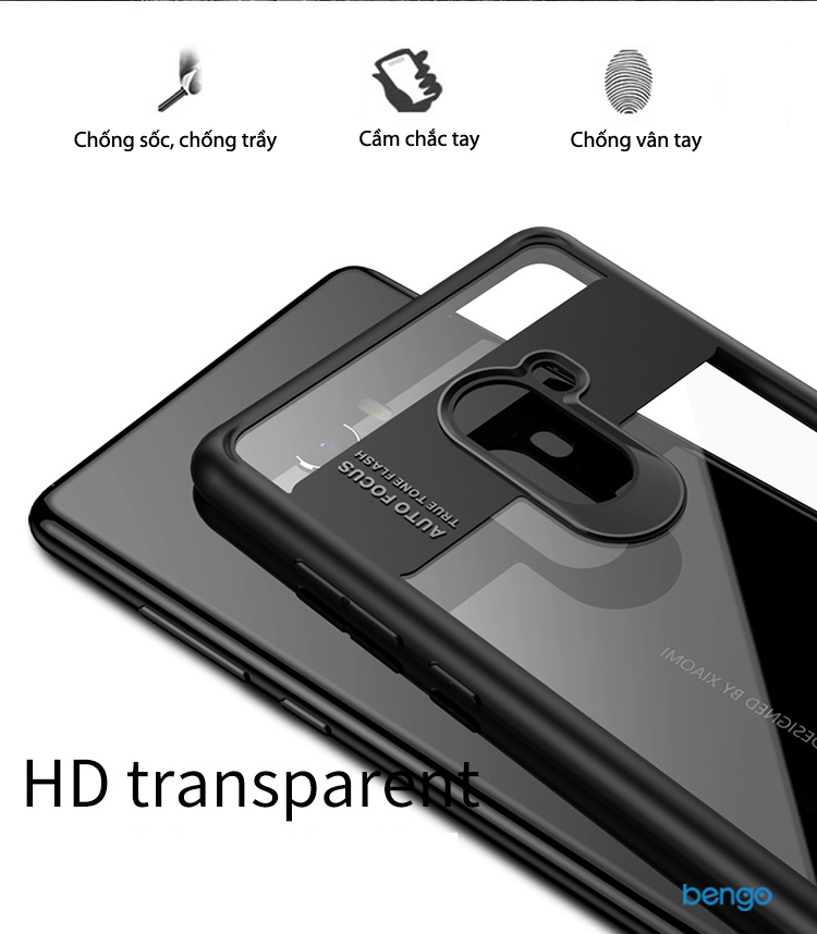 Ốp lưng Xiaomi Mi Mix 2 IPAKY trong suốt viền nhựa dẻo