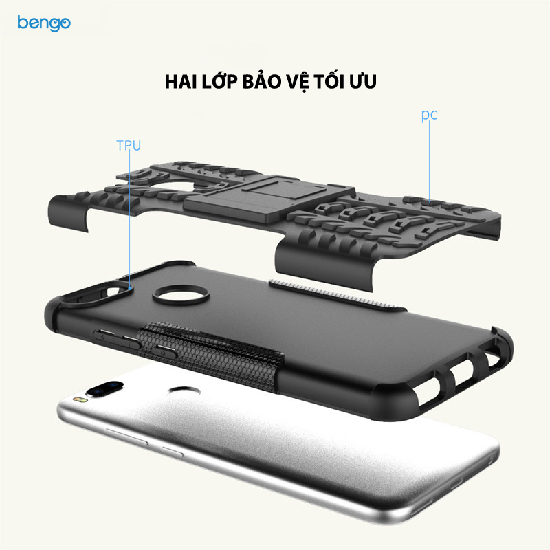 Ốp lưng Xiaomi Mi A1 chống sốc dựng máy Ốp lưng Xiaomi Mi A1 chống sốc dựng máy