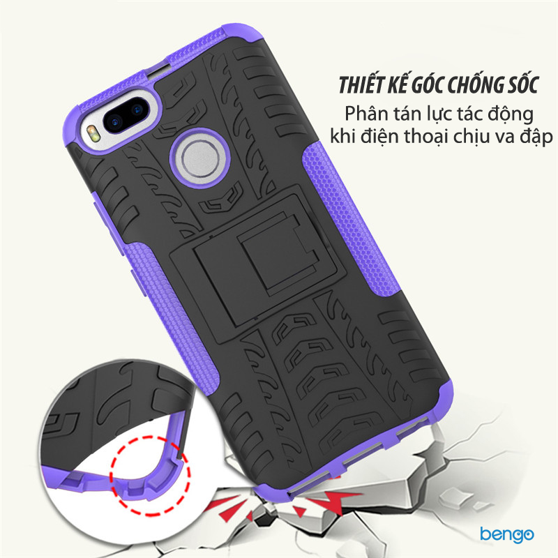 Ốp lưng Xiaomi Mi A1 chống sốc dựng máy Ốp lưng Xiaomi Mi A1 chống sốc dựng máy