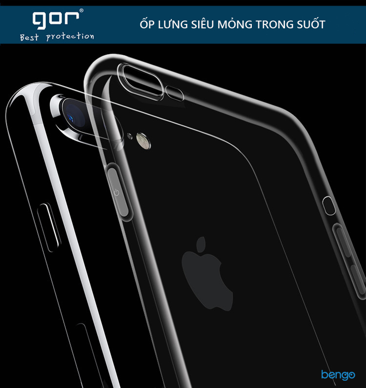 Ốp lưng Xiaomi Mi 5x TPU dẻo siêu trong suốt GOR Ốp lưng Xiaomi Mi 5x TPU dẻo siêu trong suốt GOR