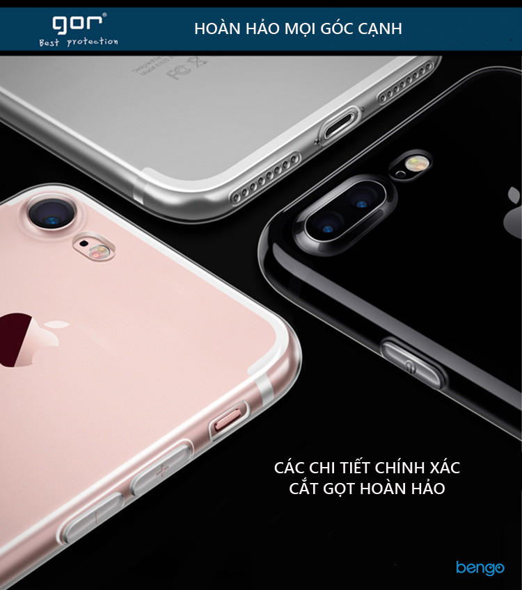 Ốp lưng Xiaomi Mi 5x TPU dẻo siêu trong suốt GOR Ốp lưng Xiaomi Mi 5x TPU dẻo siêu trong suốt GOR