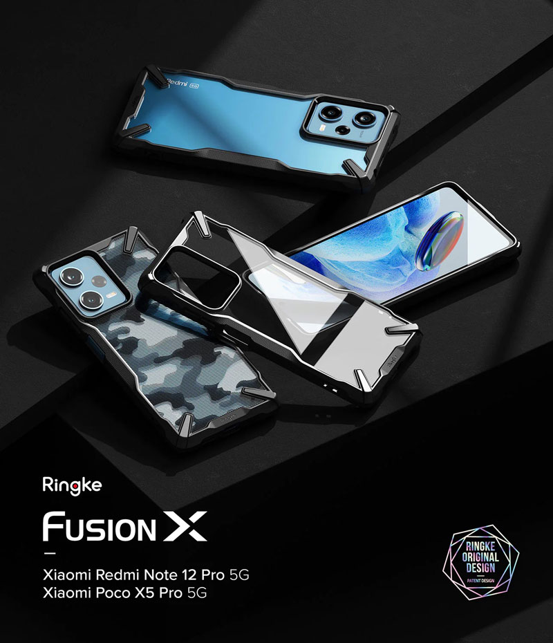 Ốp lưng Xiaomi Redmi Note 12 Pro / Poco X5 Pro RINGKE Fusion X