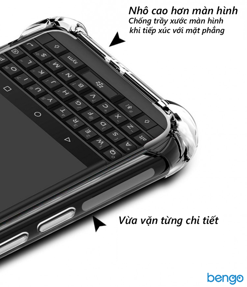 Ốp lưng Blackberry Key 2 IMAK TPU Sandy Feel