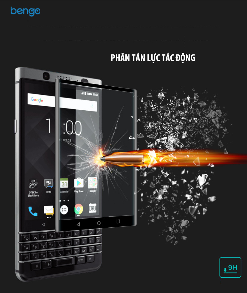 Dán cường lực Blackberry Keyone 3D Full màn hình