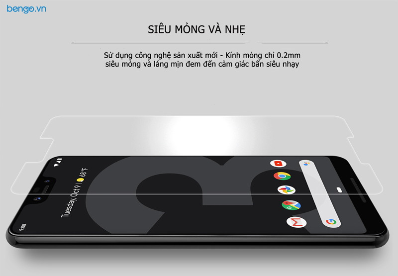 Kính cường lực Google Pixel 3 XL Nillkin Amazing H+ Pro