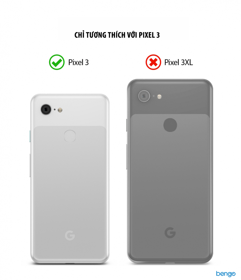 Ốp lưng Google Pixel 3 Ringke Onyx