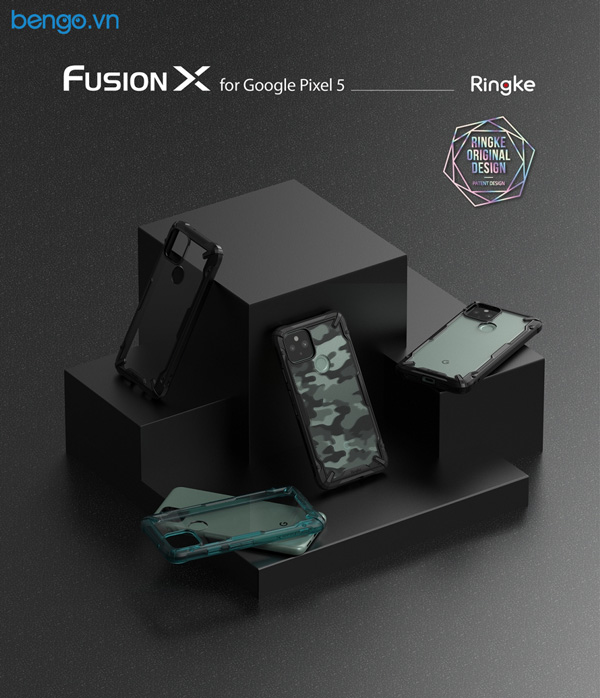 Ốp lưng Google Pixel 5 RINGKE Fusion X