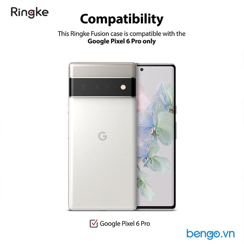 Ốp lưng Google Pixel 6 Pro Ringke Fusion