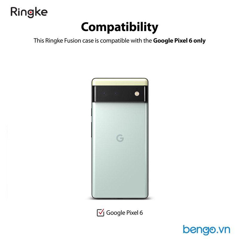Ốp lưng Google Pixel 6 Ringke Fusion