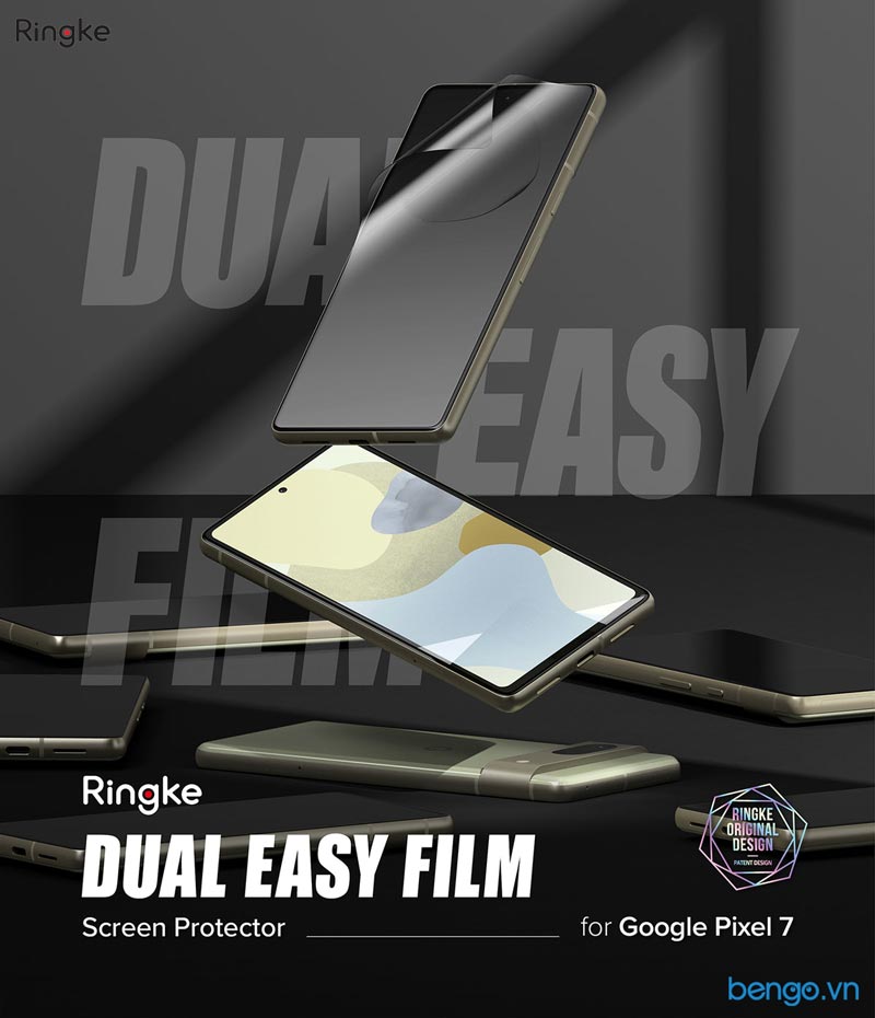Dán Full Màn Hình Google Pixel 7 RINGKE Dual Easy Film
