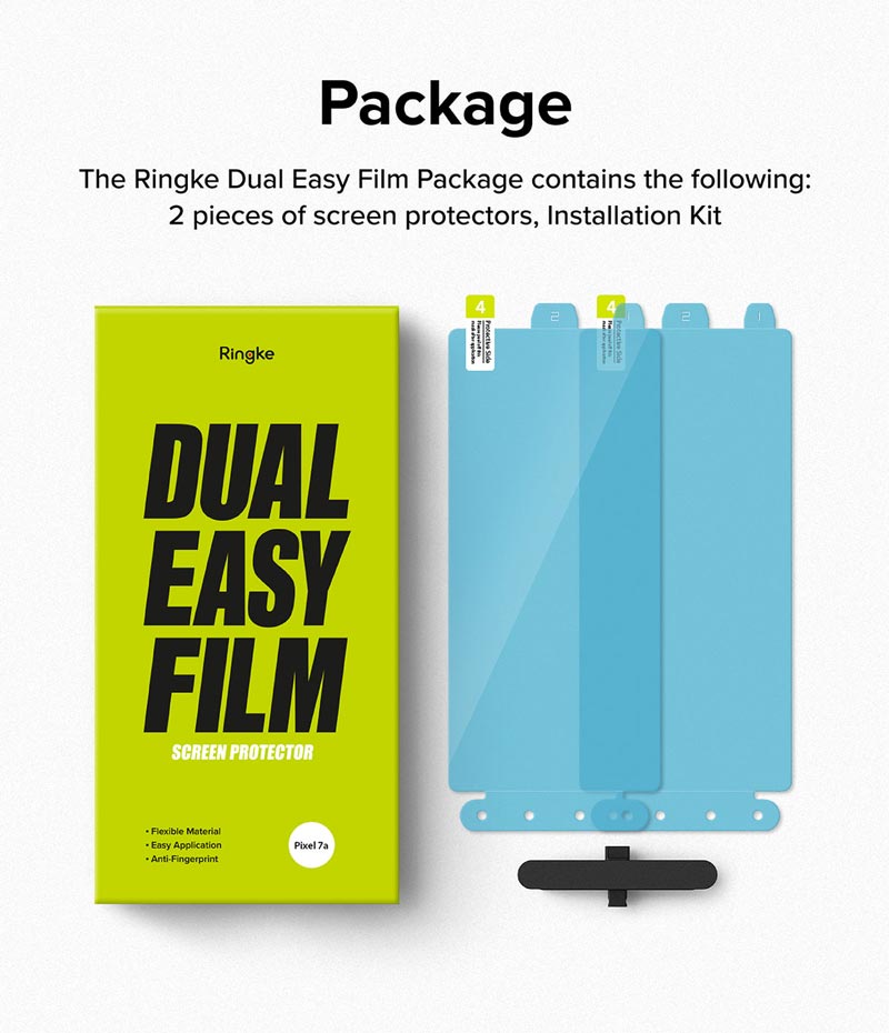 Dán full màn hình Google Pixel 7a RINGKE Dual Easy Film