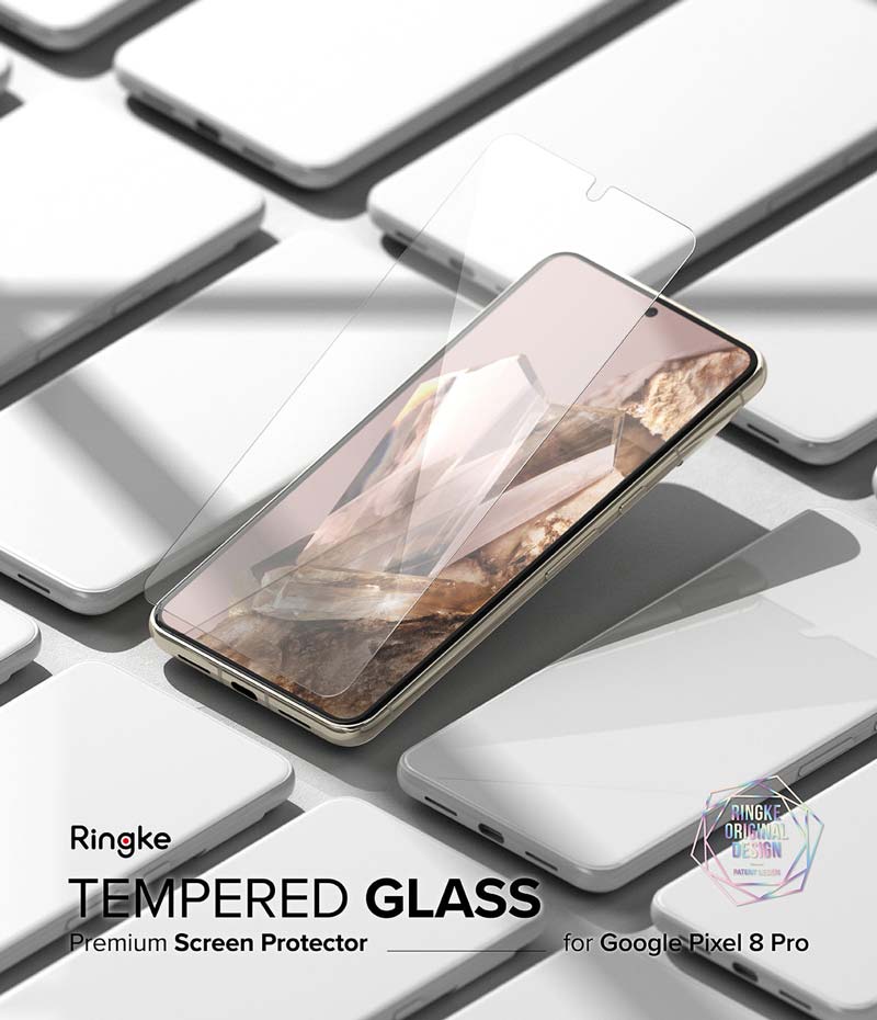 dán cường lực google pixel 8 pro ringke tempered glass