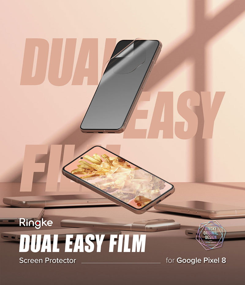 dán màn hình google pixel 8 ringke dual easy film
