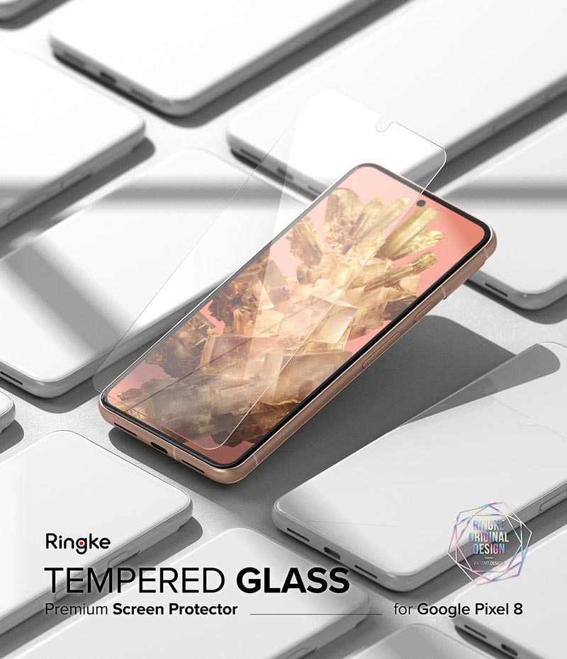 dán cường lực google pixel 8 ringke tempered glass