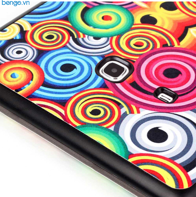 Bao da Samsung Galaxy Tab E 9.6'' SM-T561 họa tiết hoa văn