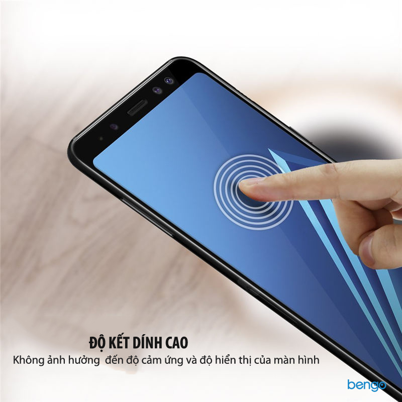 Dán cường lực Samsung Galaxy A8 Plus (2018) 3D Full màn hình