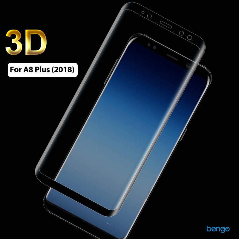 Dán cường lực Samsung Galaxy A8 Plus (2018) 3D Full màn hình