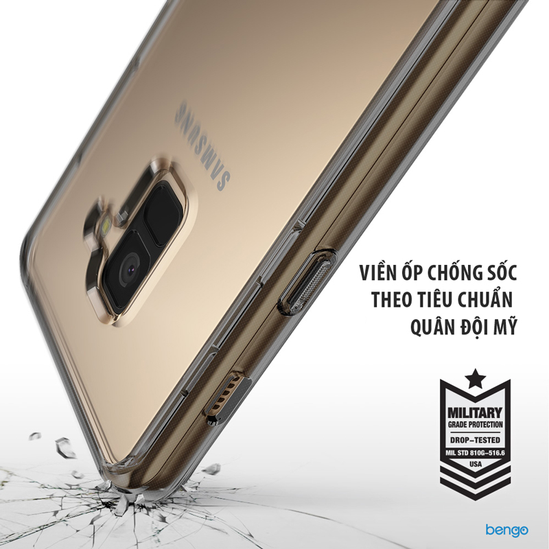 Ốp lưng Samsung Galaxy A8 Plus (2018) RINGKE Fusion