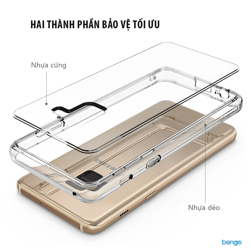 Ốp lưng Samsung Galaxy A8 Plus (2018) RINGKE Fusion