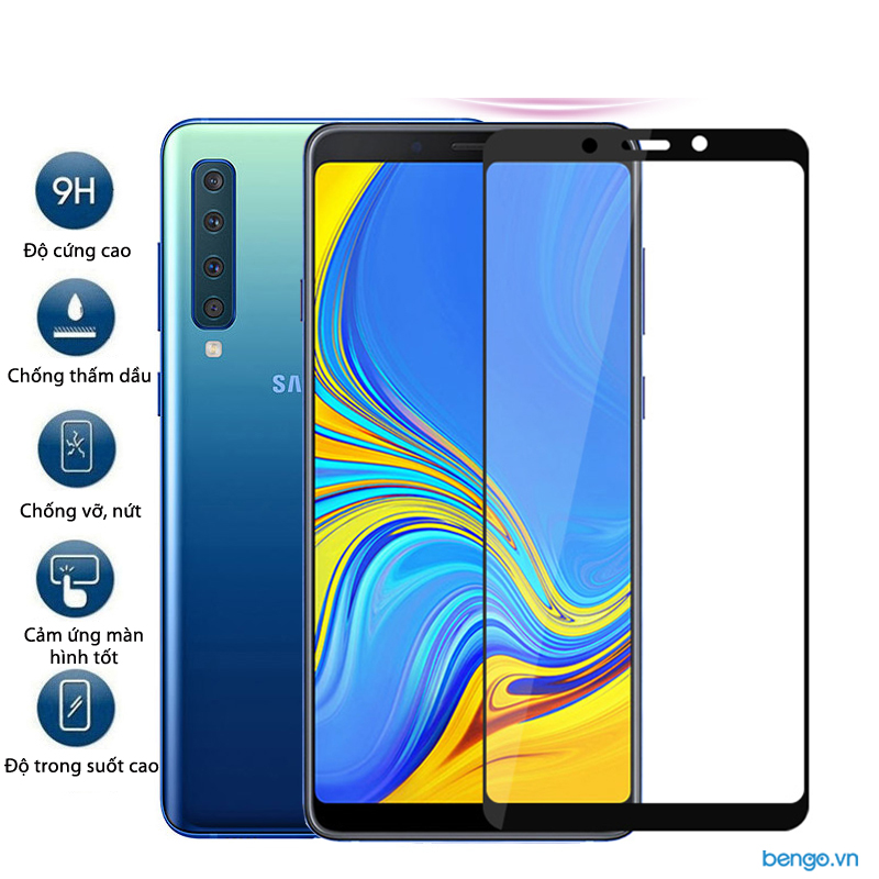 Dán cường lực Samsung Galaxy A9 2018/A9s/A9 Star Pro Full keo và từ tính