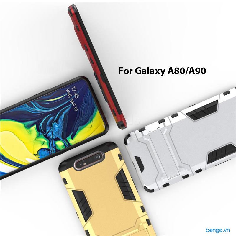 Ốp lưng Samsung Galaxy A80/A90 LENUO chống sốc dựng máy