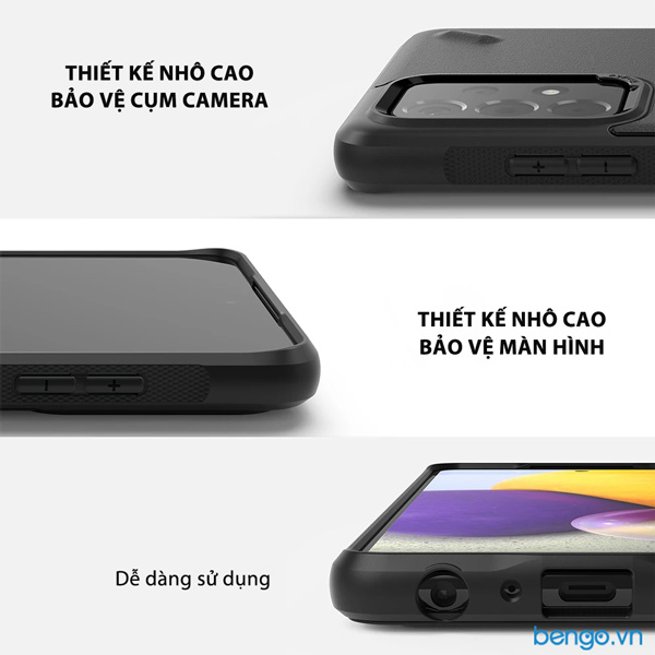 Ốp lưng Samsung Galaxy A72 5G Ringke Onyx