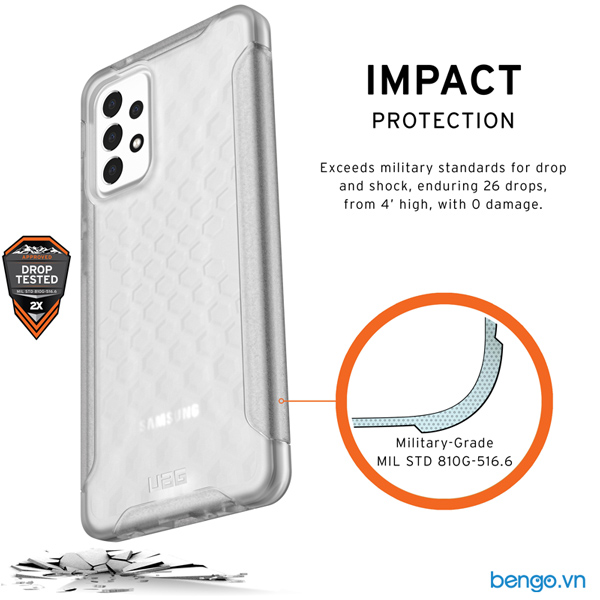 Ốp lưng Samsung Galaxy A72/A72 5G UAG Scout Series - Frosted Ice