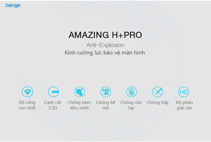 Kính cường lực Samsung Galaxy J7+ NILLKIN Amazing H+ Pro
