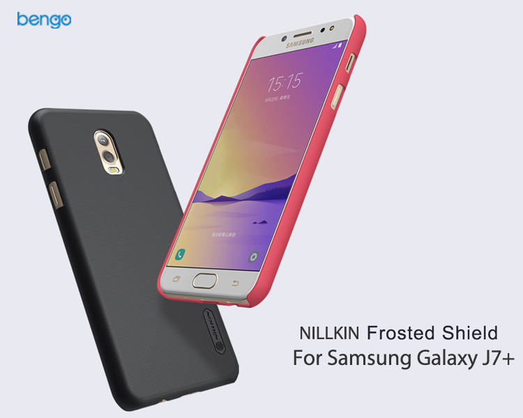 Ốp lưng Samsung Galaxy J7+ NILLKIN Frosted Shield