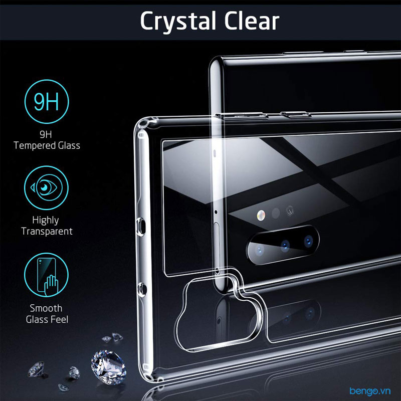 Ốp lưng Samsung Galaxy Note 10 Plus ESR Mimic Tempered Glass Ốp lưng Samsung Galaxy Note 10 Plus ESR Mimic Tempered Glass