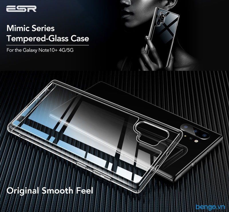 Ốp lưng Samsung Galaxy Note 10 Plus ESR Mimic Tempered Glass Ốp lưng Samsung Galaxy Note 10 Plus ESR Mimic Tempered Glass