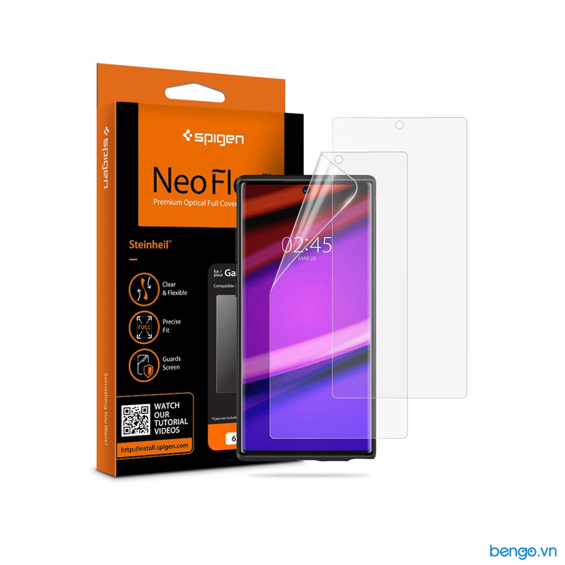 Dán màn hình Samsung Galaxy Note 10 Plus SPIGEN Neo Flex HD (Hộp 2 miếng)