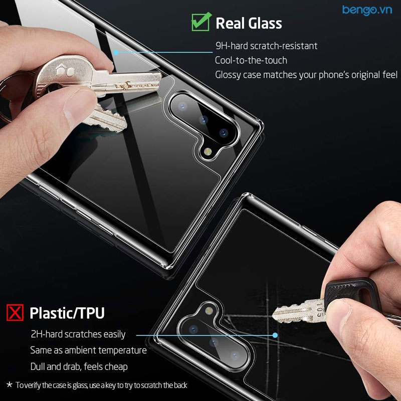 Ốp lưng Samsung Galaxy Note 10 ESR Mimic Tempered Glass