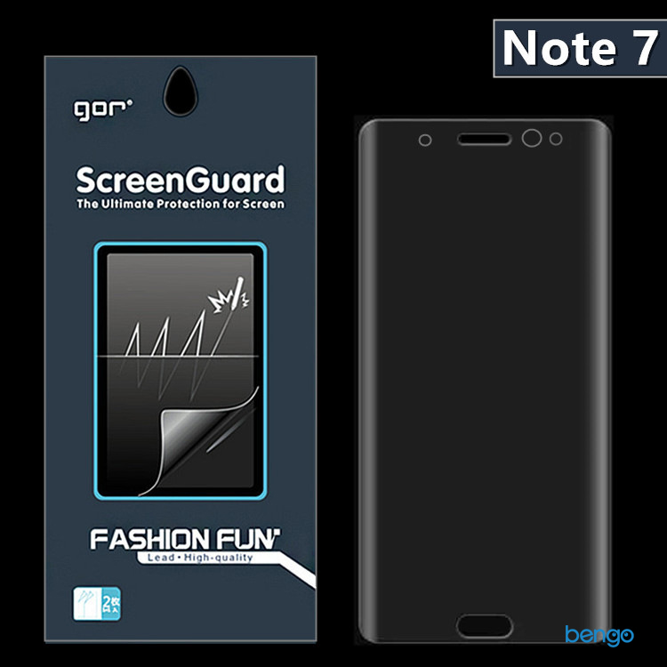 Dán màn hình Samsung Galaxy Note FE 3D full GOR (hộp 3 miếng)
