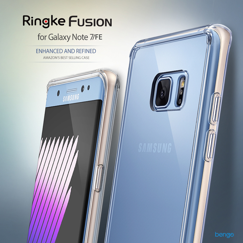Ốp lưng Samsung Galaxy Note FE Ringke Fusion