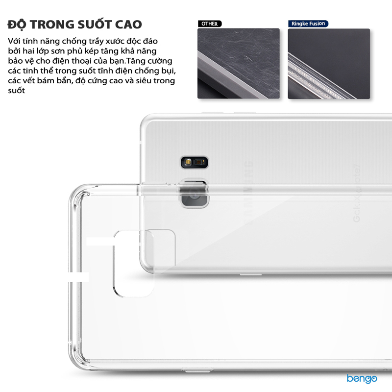 Ốp lưng Samsung Galaxy Note FE Ringke Fusion
