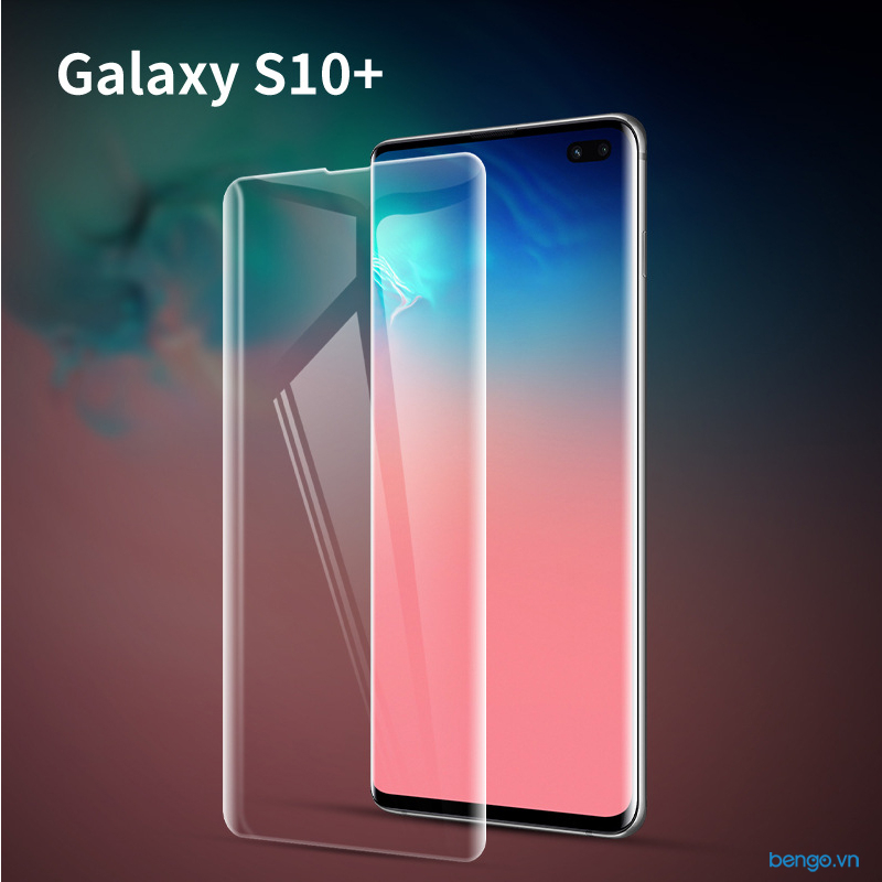 Dán cường lực Samsung Galaxy S10 Plus 3D full keo UV