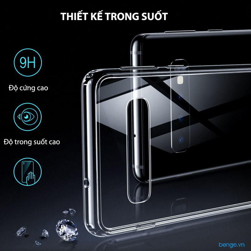 Ốp lưng Samsung Galaxy S10 Plus ESR Mimic Tempered Glass