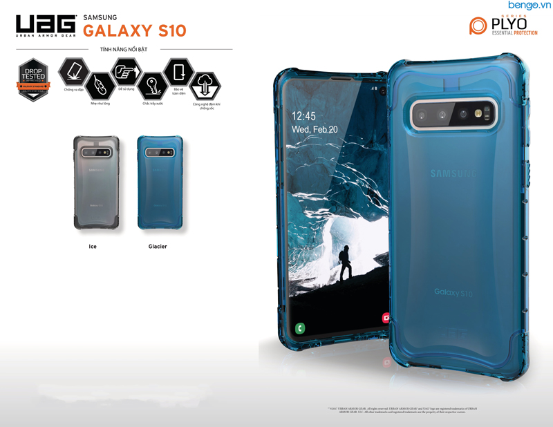 Ốp lưng Samsung Galaxy S10 UAG Plyo Series