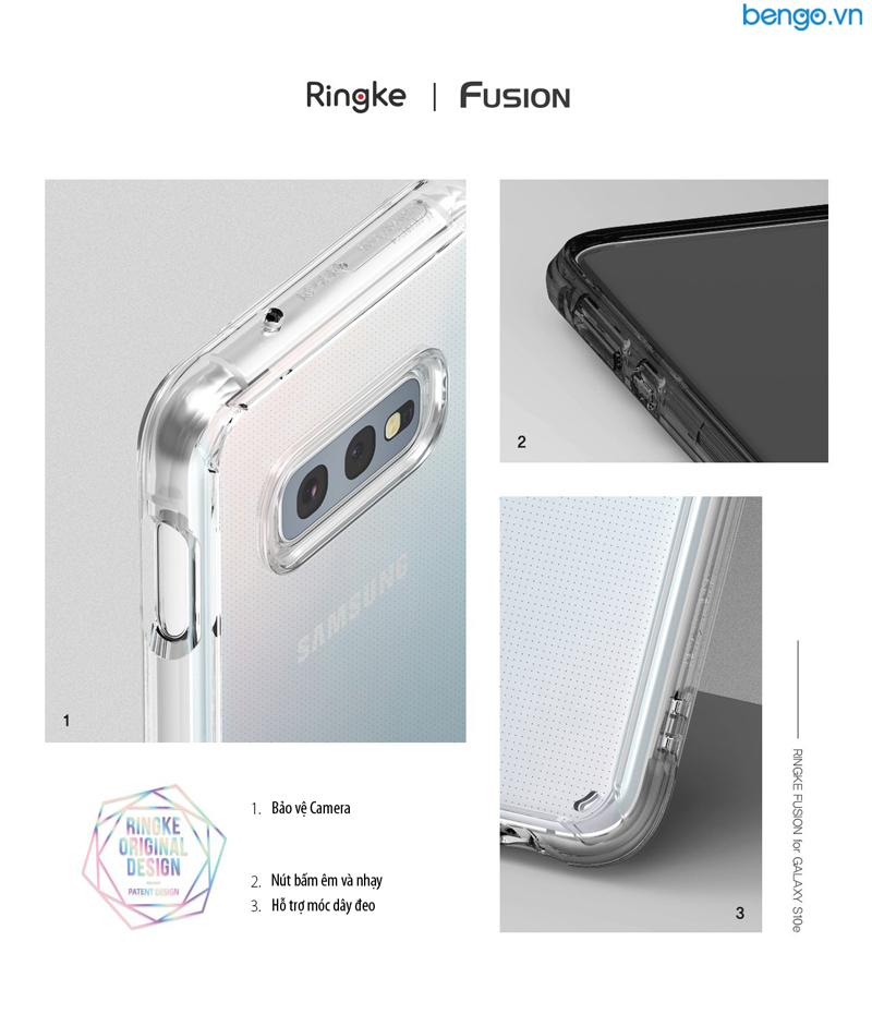 Ốp lưng Samsung Galaxy S10e RINGKE Fusion