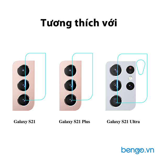 Dán cường lực bảo vệ camera Samsung Galaxy S21/S21 Plus/S21 Ultra 5G