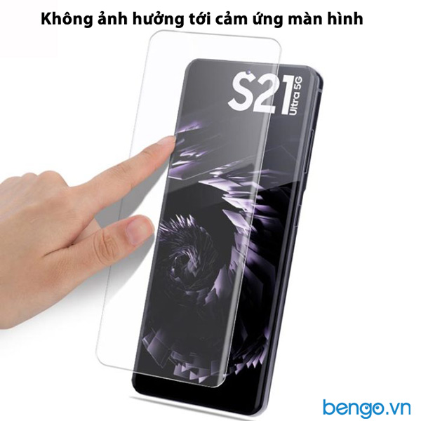 Dán cường lực Samsung Galaxy S21 Ultra 5G 3D full keo UV