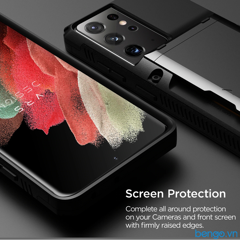 Ốp lưng Samsung Galaxy S21 Ultra VRS Design Damda Glide Pro