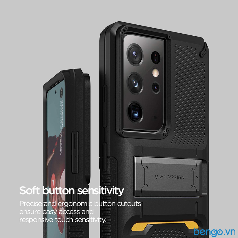 Ốp lưng Samsung Galaxy S21 Ultra VRS Design Damda Quickstand Pro
