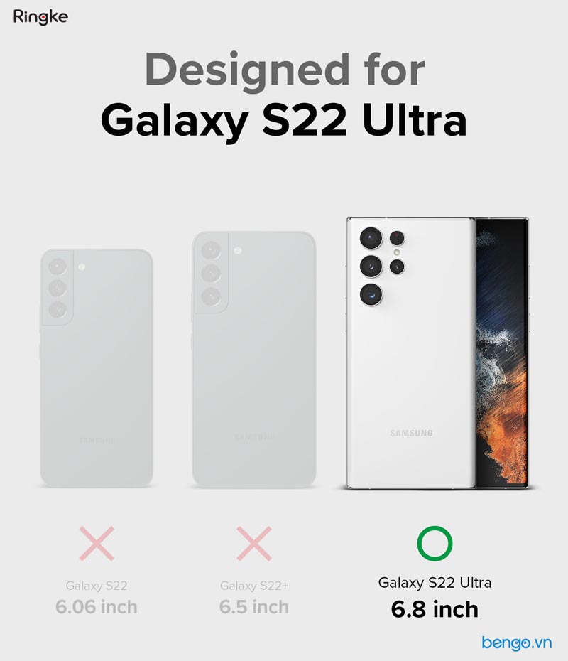 Bao da Samsung Galaxy S22 Ultra Ringke Folio Signature EZ Strap
