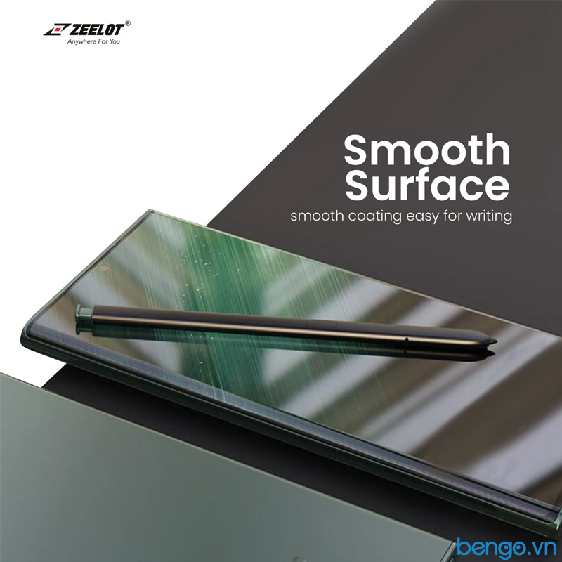 Dán cường lực Samsung S22 Ultra Zeelot Keo UV Loca 3D Clear