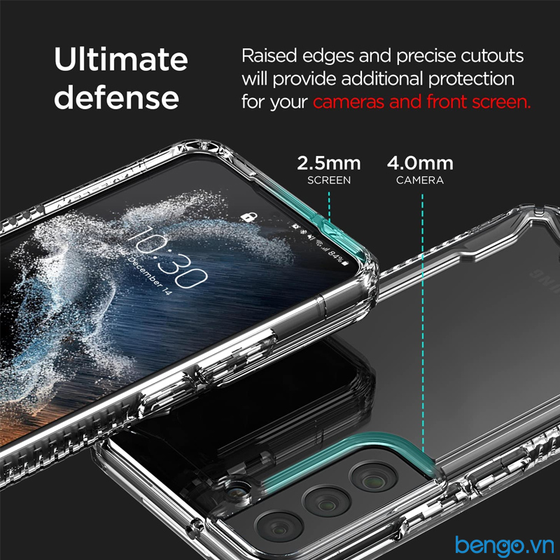 Ốp lưng Samsung Galaxy S22 VRS Design Terra Guard Crystal
