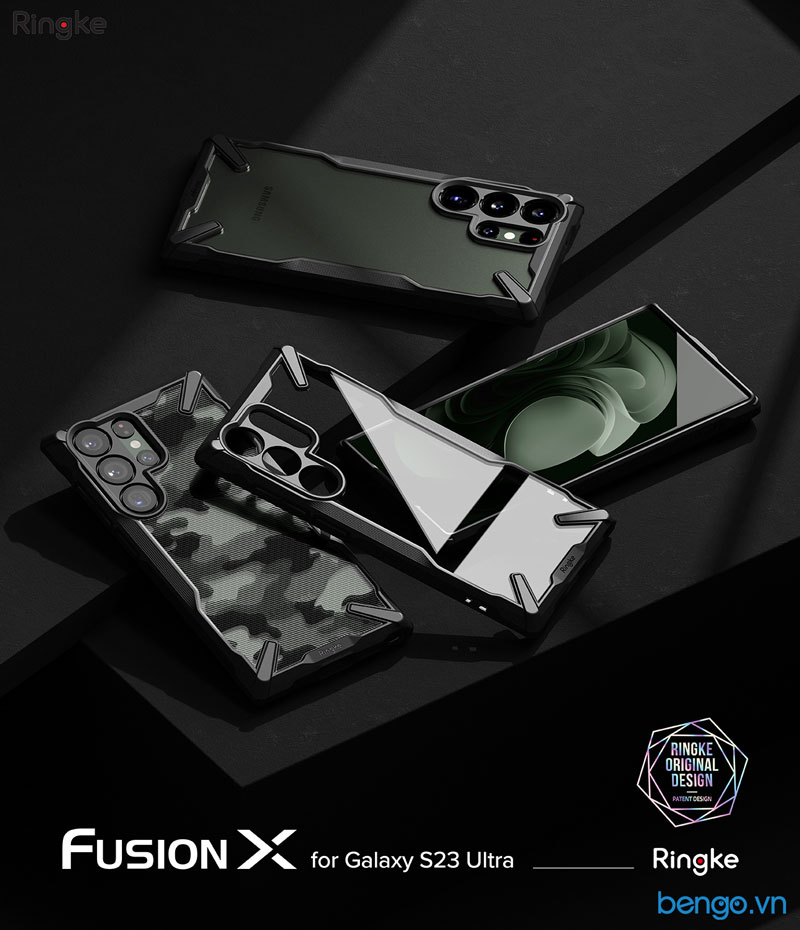 Ốp lưng Samsung Galaxy S23 Ultra RINGKE Fusion X
